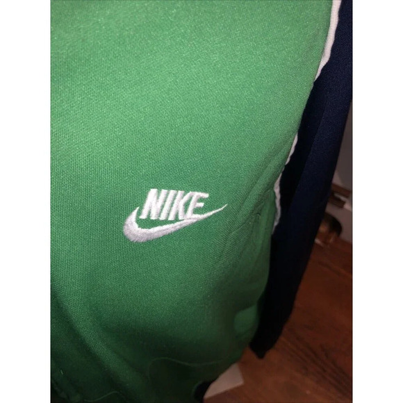 Vintage Nike Retro Blue  Green Full Zip Jacket Men Size L EUC Y2K - Picture 2 of 12